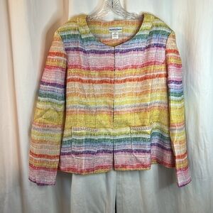 Draper’s & Damon’s Rainbow Glitter Blazer